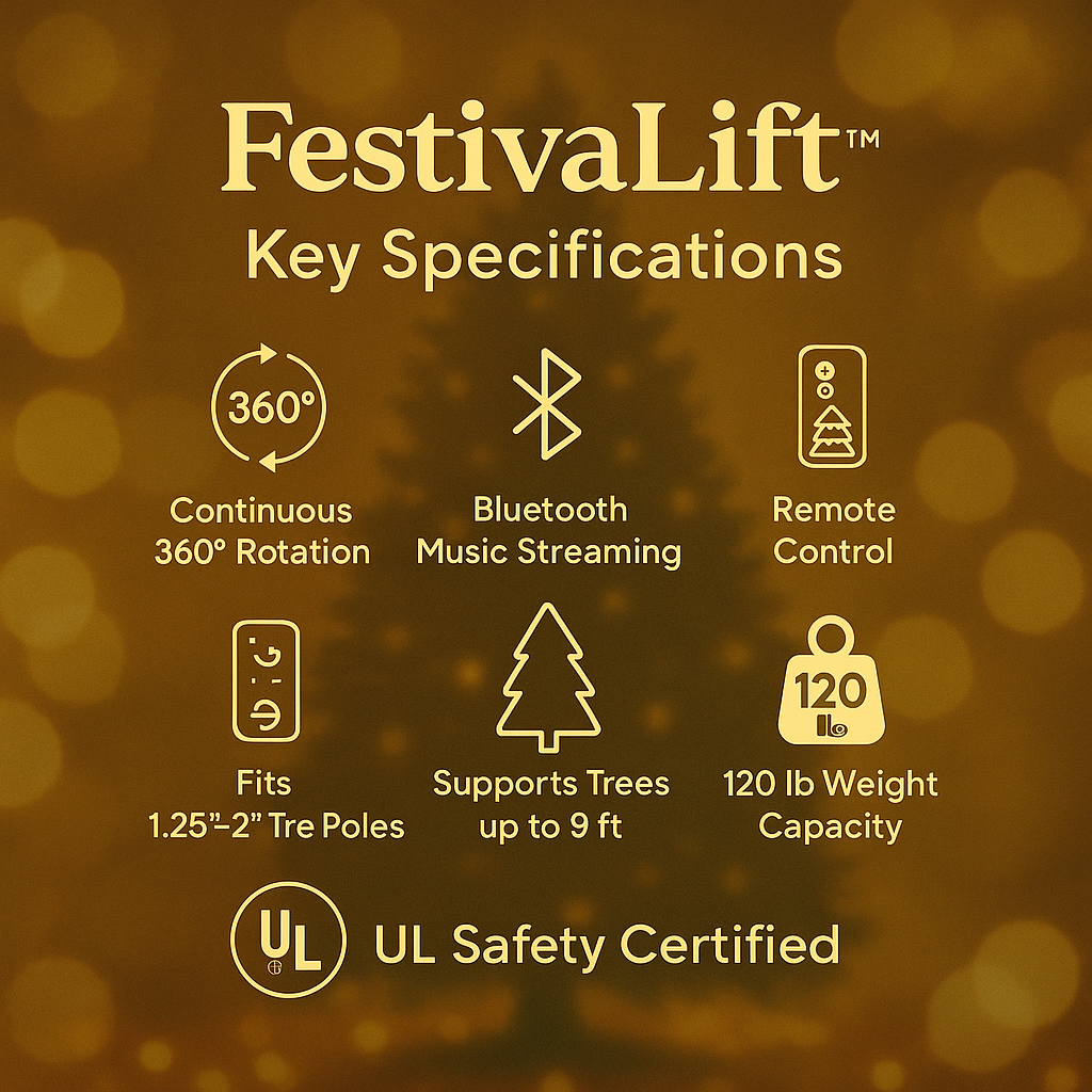 FestivaLift™ Musical Rotating Tree Stand